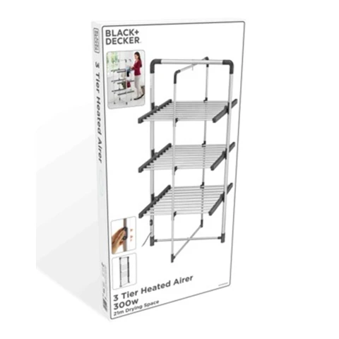 BLACK+ DECKER 3 Tier Heated Airer