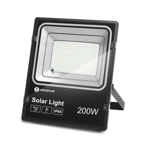 Aigostar Modèle 04 - Projecteur Solaire - 200W | 2000Lm | IP66 | Batterie 15000mAh