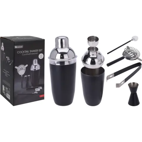 Cocktail-Shaker-Set 5-teilig, matt