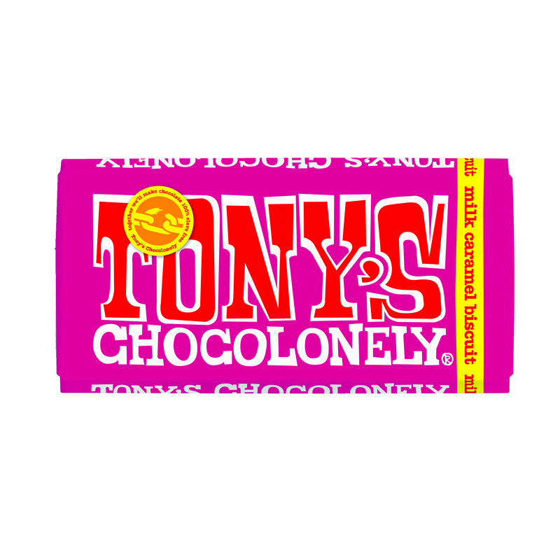 Tony's Chocolonely Milk Caramel Biscuit 180g