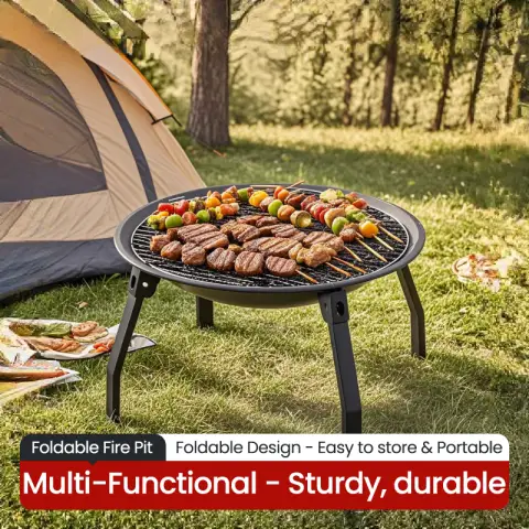 J.Zao Camping vuurschaal - Vuurplaats - Buiten & Tuin - Huishoudelijk gebruik Haard
