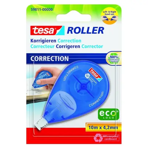 Tesa Roller Korrigieren Sideway 10m:4,2mm Blist