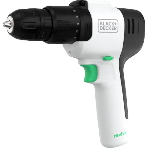 Black & Decker Perceuse à percussion à batterie Reviva - 12 V/1,5 Ah Outils de jardinage DIY