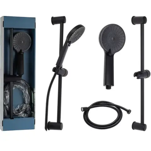 Ensemble de douche - Noir mat