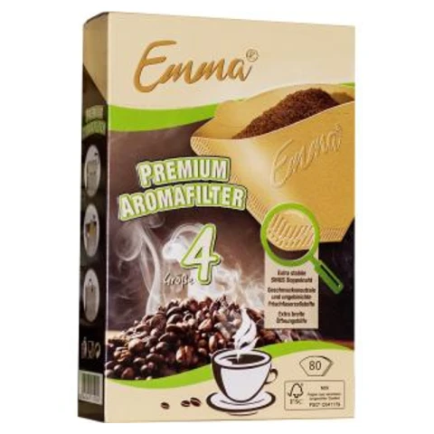 Emma Kaffeefilter Gr. 4 braun FSC