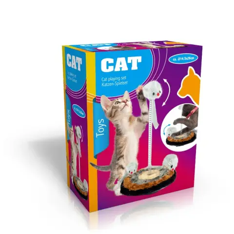 Katzenspielzeug Spielset Ø14,5cm H2