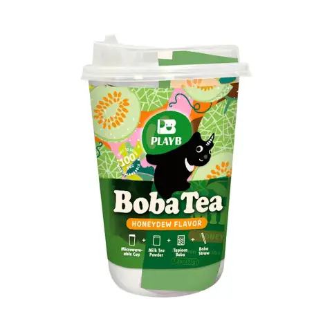 JENI PLAYB Bubble Tea Cup Honeydew Flavor 1x 85g PLAYB Bubble Tea Cup Honeydew Flavor 1x 85 g