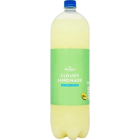 Morrisons No Added Sugar Cloudy Lemonade 2 litre