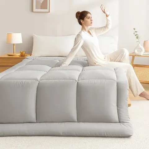 J.Zao Mattress 0.9x2m - Antimicrobial Cotton Mattress - Thickened, Foldable - Four Seasons 90*200 cm Available - Soft Pads