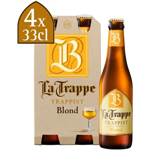 La Trappe Blond Flessen 4 x 330ml