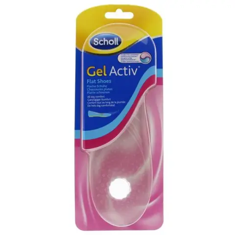 Scholl GelActiv Inlegzolen - Plate Schoenen - 1 Paar
