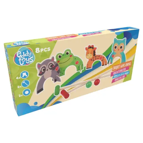 Krocketspiel Tier 8-teilig