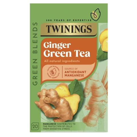 Twinings Green Tea & Ginger 20 Tea Bags 40g