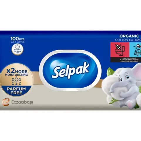 Selpak wet tissues 100 pieces