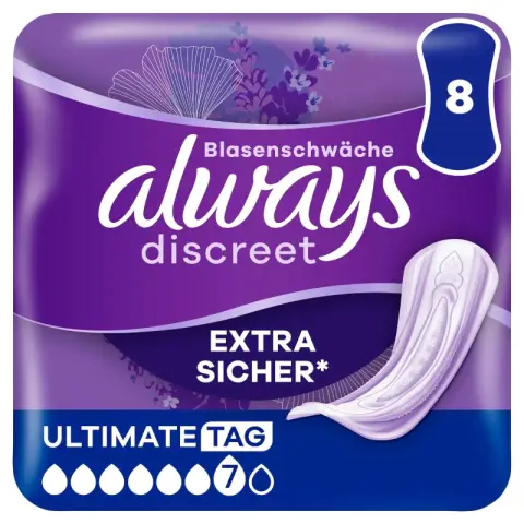 Always Discreet Inkontinenzeinlagen Long Plus 8 St