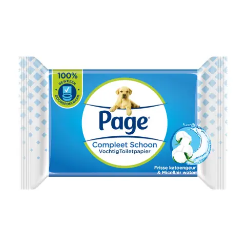 PAGE Complete Clean - Moist Toilet Tissue - 38 pieces