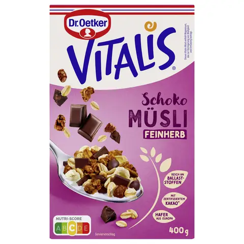 Oetker Vitalis Schokomüsli feinherb 400 g