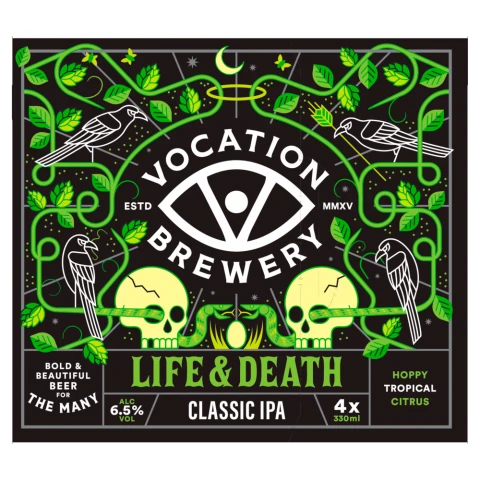 Vocation Brewery Life & Death Classic IPA 4 x 330ml