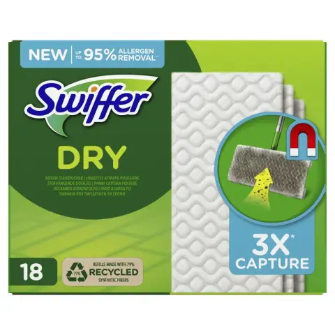 Swiffer Bodenreiniger-Trockenwischtuch-Nachfüllpackungen 18 Stk