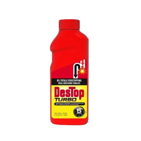 Destop Ontstopper Gel Turbo 500ml