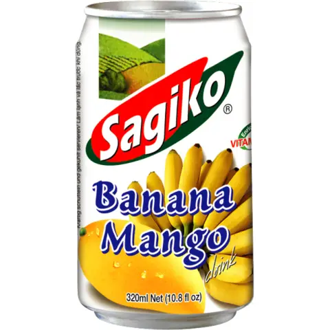 SAGIKO Banane-Mango-Drink 320ml [Inkl. 0,15 € Pfand]