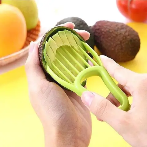 Avocadosnijder - PP - 18cm - Groen