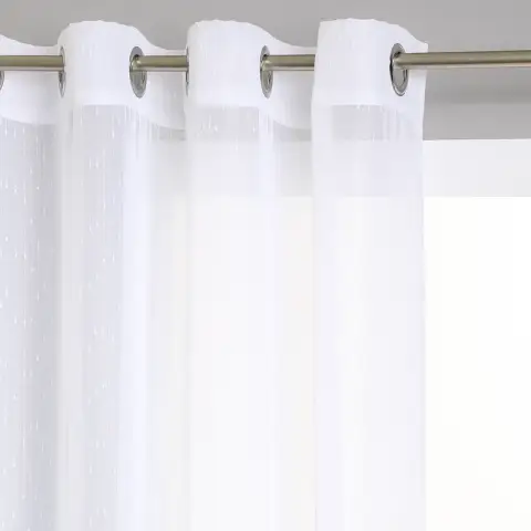 Stripe White Net Curtain 140x240cm