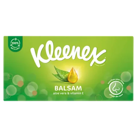 Kleenex Balsam Taschentücher Box 56 St