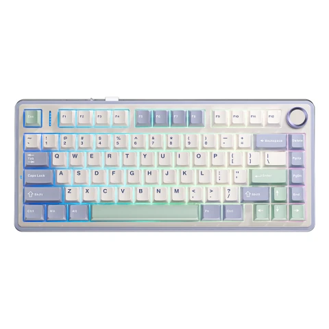 AULU F75 Wireless Mechanical Keyboard Reaper Switch - Cedar Green