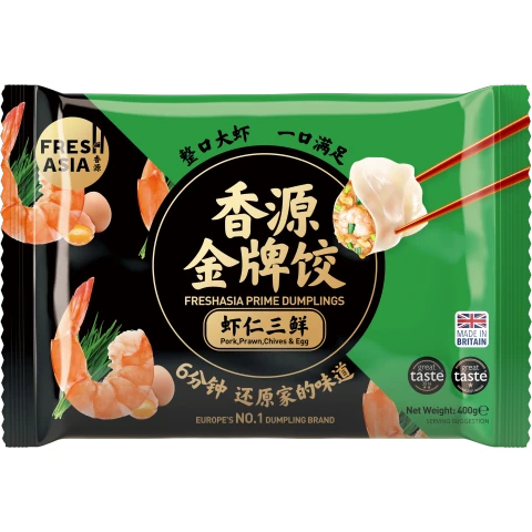 Freshasia Garnelen-Trio-Teigtaschen 400g