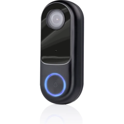 Alpina Sonnette vidéo intelligente pour maison avec caméra et Wi-Fi
