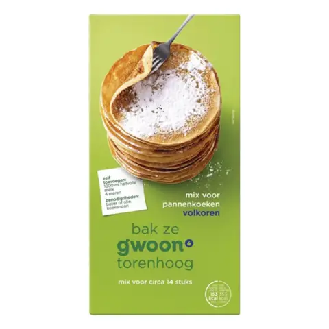 G'woon Pfannkuchen Vollkorn Mix 400g