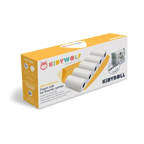 Kidywolf Klebepapier zuSofortbildkamera 5 Rollen