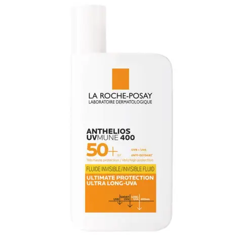 La Roche Posay Anthelios UVMUNE 400 Invisible Fluid without Perfume SPF 50+ | 50 ml Unscented 50 ml