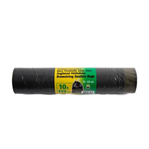 Cleany Trash bags with drawstring 110 L - 10/ROLL