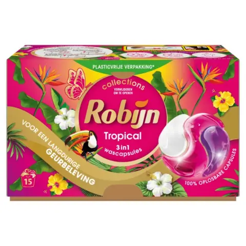 ROBIJN Collect Tropical Capsules 15 Pieces