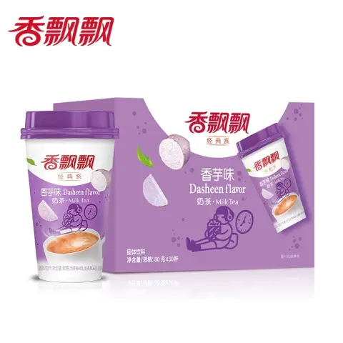 Xiang Piao Piao Classic Milk Tea - Taro Flavour 80g 香飘飘香芋味奶茶80g