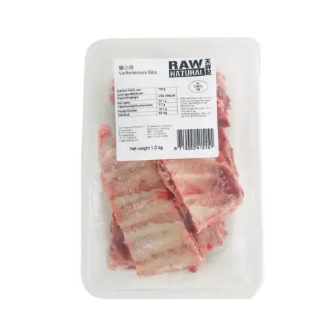 RAW NATURAL Pork Ribs 1kg