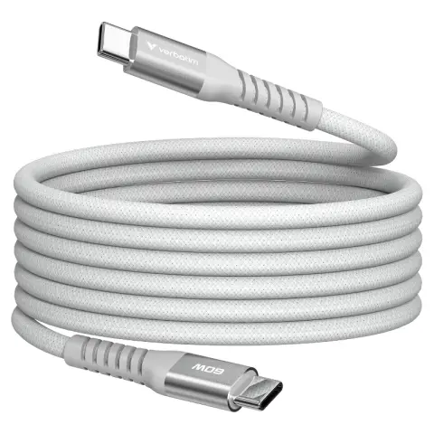 Verbatim 60W Sync & Charge USB-C to USB-C Magnetic Cable 120cm (Green)