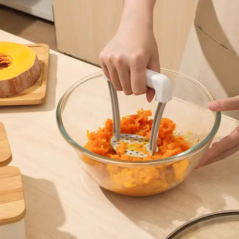 Manuelle Kartoffelpüreepresse – auch für lila Süßkartoffeln geeignet, Haushaltsstampfer