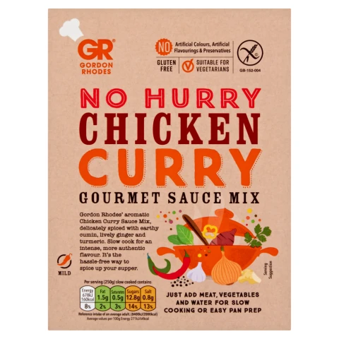 Gordon Rhodes No Hurry Chicken Curry Mix 75g