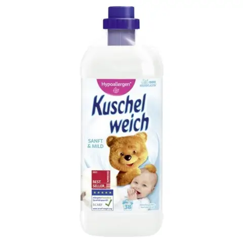 Kuschelweich Weichspüler Sanft&Mild 1l 38 WL
