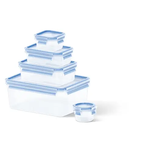 Tefal Kühlschrank-Lebensmittelboxen 5‑tlg. – 150/200/550/1000/3700 ml