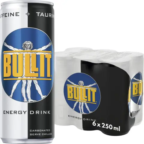 BULLIT Energy Drink 6x250ml [inkl. 0,90 € Pfand]