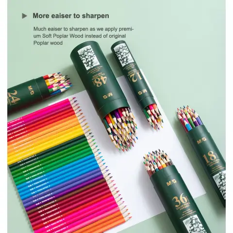 M&G Hexagon Color Pencil Oil-based 12 colors