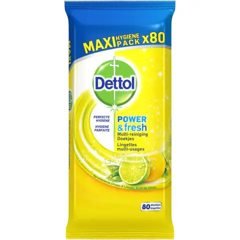 Dettol Wipes Citrus 80 st Wipes