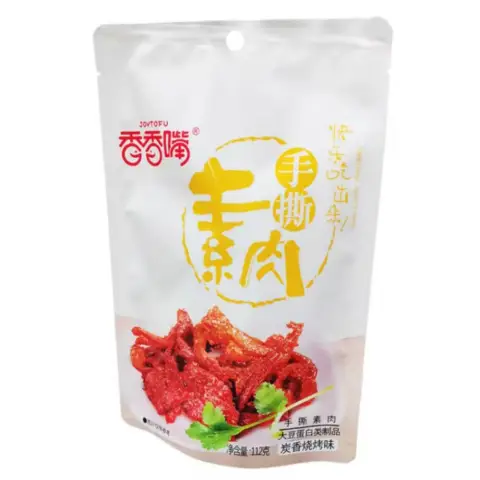XXZ Hand-shredded charcoal grilled vegetarian meat 112g 香香嘴手撕碳香烧烤素肉112g