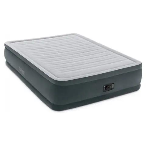 INTEX Comfort Plush Airbed Queen, with built-in pump, 152x203x46CM