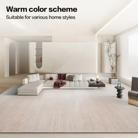 J.Zao Low-Pile Rug – Non-Slip Indoor Rug for Living Room, Bedroom, Non-Shedding, Minimalist, 160*230 cm Style 2