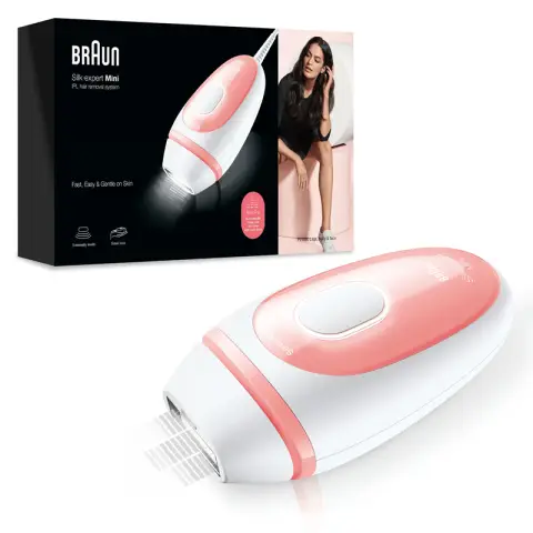 Braun IPL Silk-expert Mini PL1000 Newest Generation IPL PL1000 Permanent Visible Hair Removal